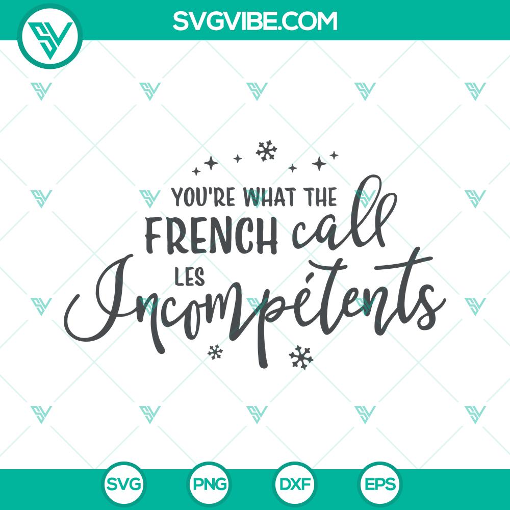 mockup-235506301.jpg Les Incompétents SVG Christmas movie design PNG cut file for Cricut with Home Alone Merry Christmas theme. Ideal for holiday crafting.