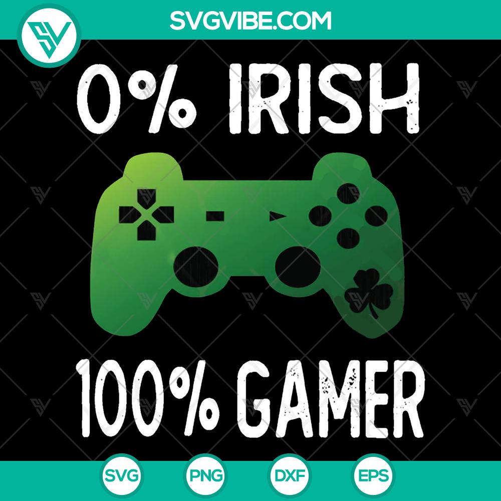 mockup-236812272.jpg St Patricks Day Gamer SVG Bundle with humorous gaming-themed designs for instant download, perfect for celebrating March 17th.