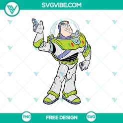 Buzz Lightyear SVG cut file for free – To Infinity and Beyond design, ideal for crafting projects.