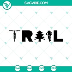Bike Trail Mountain Cycling SVG for Lovers Design - Instant Download