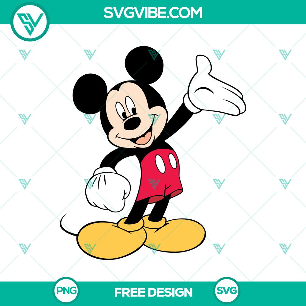 Mickey Mouse SVG Cut File – Free Classic Disney Character Design Free Mickey Mouse SVG cut file - Classic Disney character design for crafting projects.