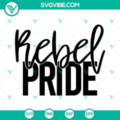 Team Spirit Rebels Pride Game Sport SVG Bundle - Commercial Use Vinyl Cut File
