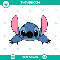 Stitch Face SVG Cut File featuring a free, fun character design for digital crafting projects.