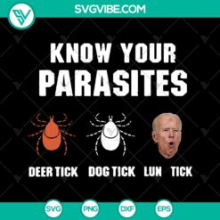"Parasites Tick Svg Bundle - Ideal Gift for Nature Lovers - Cut Files for Cricut - Instant Download"