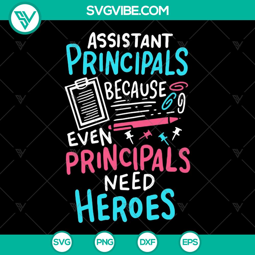 mockup-256561399.jpg Funny assistant principal heroes cut file for Cricut - PNG SVG design, instant download. Great for crafting projects.