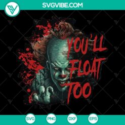 Pennywise Clown Halloween Movie SVG File - Instant Download
