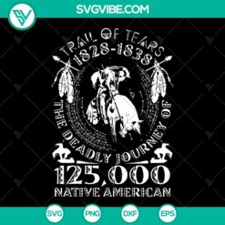 Trail of Tears Native American SVG - Perfect Gift Idea | Cut Files for Cricut