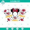 Kansas City Chiefs themed Starbucks cup SVG design for coffee lovers. Perfect for instant download.