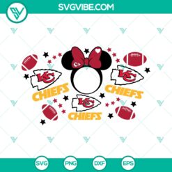 Kansas City Chiefs themed Starbucks cup SVG design for coffee lovers. Perfect for instant download.