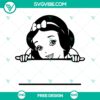 Snow White monogram SVG cut file featuring a free personalized princess design for crafting and personalization projects.