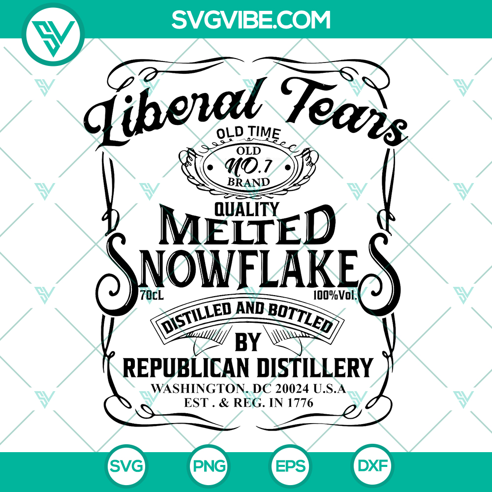 mockup-276713778.jpg "Liberal Tears Trump Supporter SVG Bundle featuring Melted Snowflakes AI Files for high-quality designs"