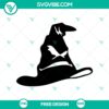 Free Harry Potter Sorting Hat SVG cut file for magical house selection. Ideal for DIY crafts, perfect for Potterheads.