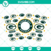 Green Bay Packers Starbucks wrap SVG featuring football sport design, perfect for Green Bay Packers fans.