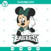 Minnie Eagles SVG Philadelphia Eagles NFL sport design for instant download. Great for Eagles fans!