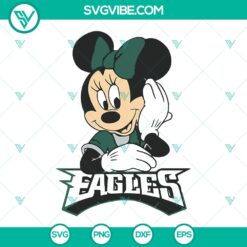 Minnie Eagles SVG Philadelphia Eagles SVG NFL Sport SVG - Instant Download