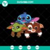 Yoda, Stitch, Gizmo, and Friends SVG bundle with popular characters for download. Ideal for crafting and projects.