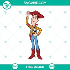 Toy Story Woody SVG Cut File - Detailed free cowboy character design for crafting projects featuring popular movie character.