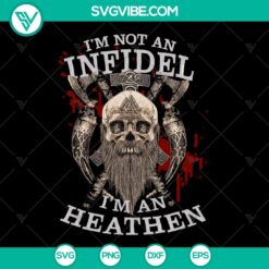Heathen Norse mythology Viking skull horror SVG cut files for Silhouette and Cricut, ideal for crafting projects.
