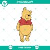 Pooh Bear SVG Cut File featuring a free classic cartoon design, perfect for crafting projects.