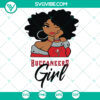Tampa Bay Buccaneers girl sport black SVG design for NFL football shirt, featuring team logo and love theme.