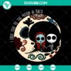 Jack Skellington and Sally SVG design with "I Love You to the Moon" quote for Halloween - Nightmare Before Christmas theme. Instant Download.