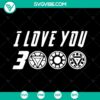 "I Love You 3000 SVG Bundle for Silhouette & Cricut - Instant Download, perfect for crafting projects and personal use"