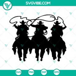 Cowboys SVG Cut File - Cowboy Silhouette for Cricut &amp; Print