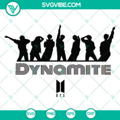 BTS Dynamite SVG Pack | Kpop Bangtan Boys Fan Art SVG Instant Download