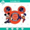 Chicago Bears Mickey logo football SVG design, ideal for instant download. Great for football fans and Chicago Bears supporters.