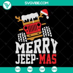 Christmas Jeep and Tree SVG design set with Xmas Day and Winter theme for festive crafts and decorations.