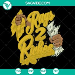 Rags To Riches Air Jordan SVG: Change The World Birthday Gift - Instant Download