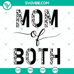 Mom Of Both Png - Half Leopard Cheetah Mom - Mama Leopard Design
