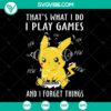 Pokemon Pikachu gaming SVG design for play all night enthusiasts. Instant download for gamers.