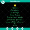 Grinch quotes Christmas tree decor SVG design, perfect for holiday crafts. Instant download.