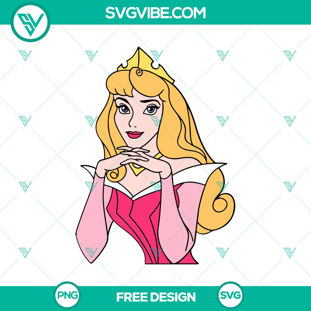 Princess Aurora SVG Cut File – Free Sleeping Beauty Design Princess Aurora SVG cut file, free Sleeping Beauty design for crafting projects.