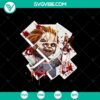 Chucky horror movie PNG digital art, perfect for Halloween, instant download.