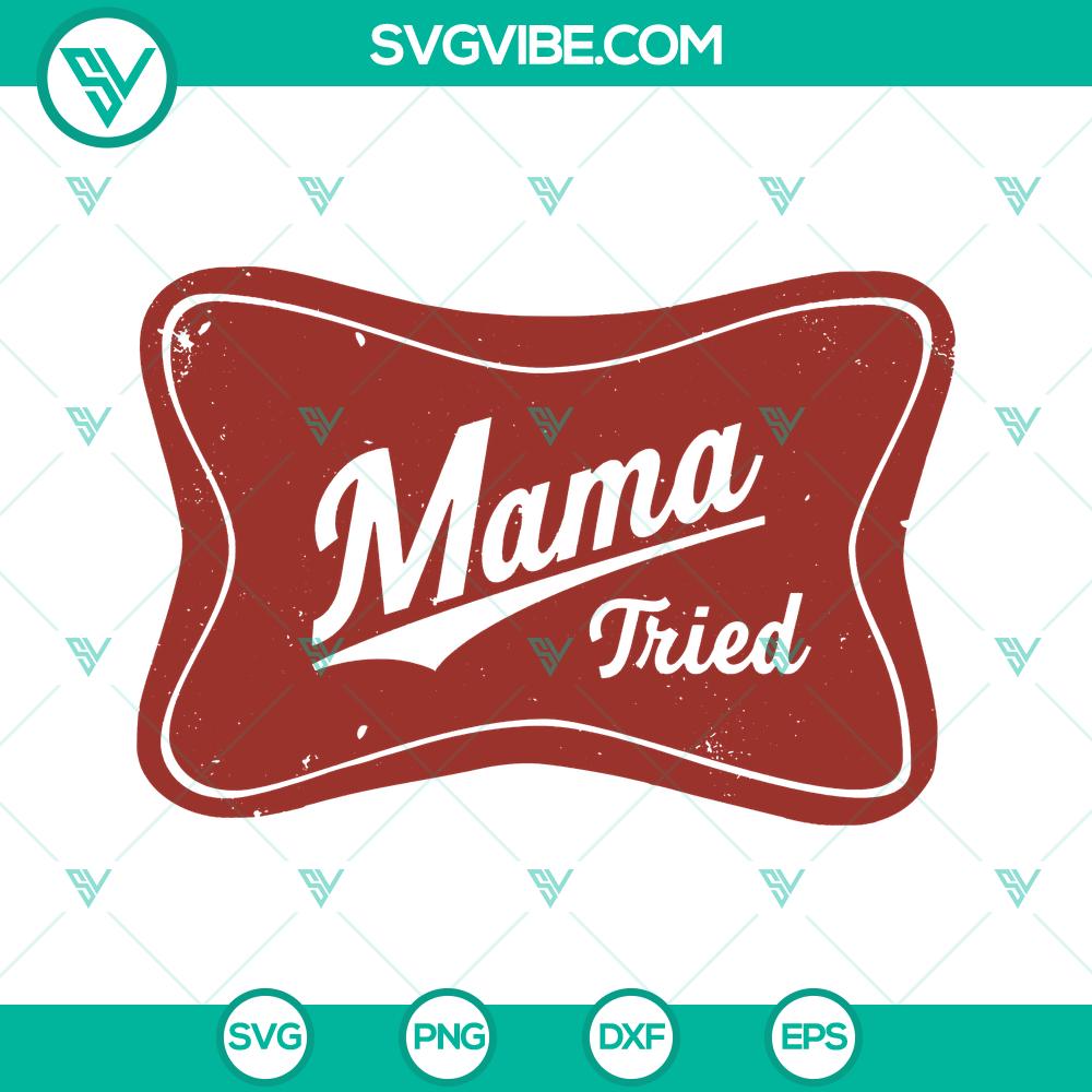 mockup-360370784.jpg Mama Tried SVG Cut Files for Silhouette & Cricut - Clipart Decal Vinyl. Perfect for Instant Download and DIY projects.