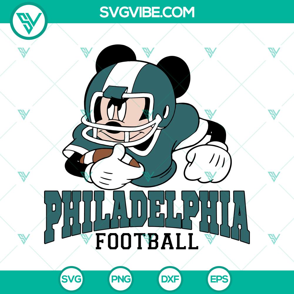 mockup-366801719.jpg Mickey Mouse Philadelphia football SVG design for die-cutting in multiple file formats. Ideal for crafters and sports fans.