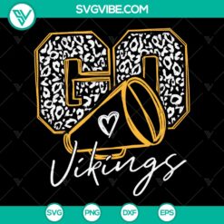 Cheer Vikings Football SVG - Vikings Fan Design for Cricut &amp; Cameo