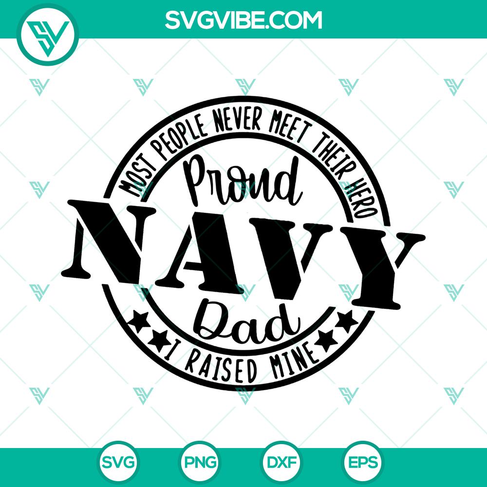 mockup-371322081.jpg Proud Navy Dad SVG cut file for Cricut and Silhouette machines, ideal for creating personalized gifts.