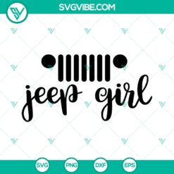 Jeep Girl and Car SVG Bundle - Camping Clip Art for Cricut and Silhouette &ndash; Instant Download