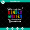 Kindergarten SVG Bundle with Back to School & First Day of School Cut Files for crafts and decor.