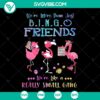 Pink Flamingo Small Gang SVG featuring Friendship design. Cute and trendy Instant Download for crafts. Ideal for DIY projects.