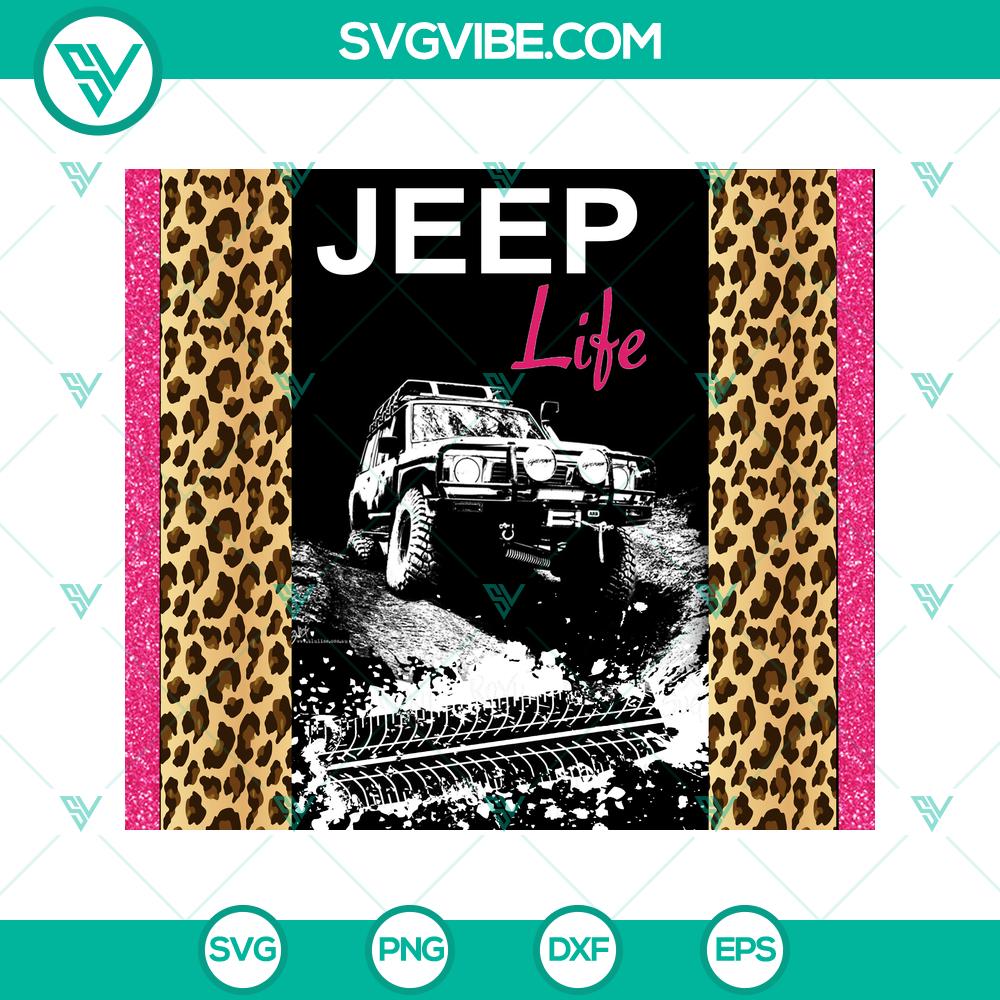 mockup-396872654.jpg Jeep Life Skinny Tumbler Sublimation Designs, digital download with off-road themed graphics for tumblers.
