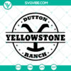 Dutton Yellowstone Ranch SVG design featuring John Dutton Shirt & Gift, trending Western theme - perfect for Yellowstone fans.