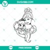 Cinderella and Palace Pet SVG Cut File featuring a cute princess pet design, great for crafting projects.