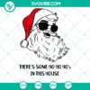 Naughty Santa and Ho Hos In The House SVG design for Christmas WAP clipart with playful and festive holiday elements.