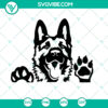 German Shepherd Dog SVG Cut File ideal for Cricut & Silhouette machines - Ready for Instant Download. Perfect for crafting projects.