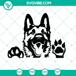 German Shepherd Dog SVG Cut File for Cricut &amp; Silhouette - Instant Download