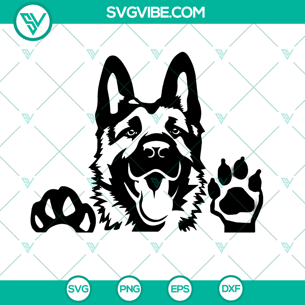 mockup-402746723.jpg German Shepherd Dog SVG Cut File ideal for Cricut & Silhouette machines - Ready for Instant Download. Perfect for crafting projects.